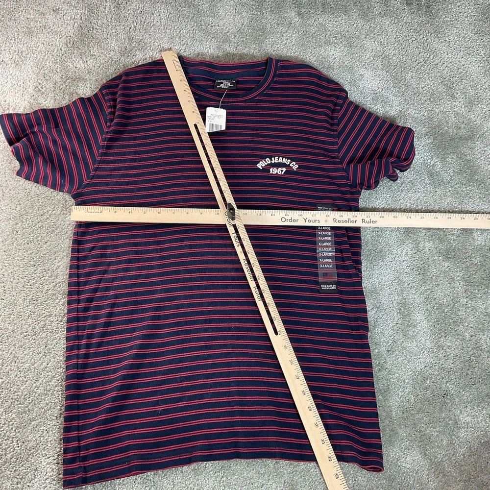 Polo Jeans Co. Ralph Lauren‎ Mens XL Striped T-Shirt 1967 NWT